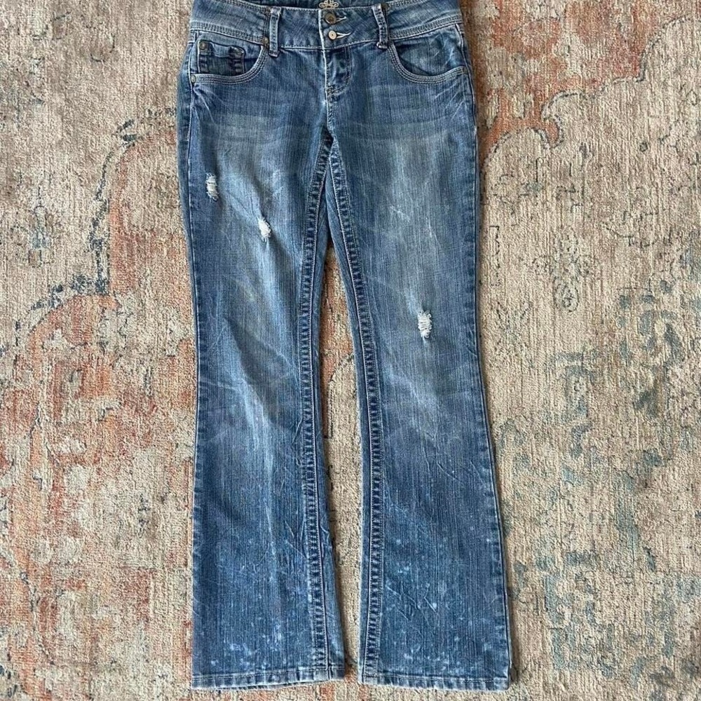 almost famous jeans y2k lowrise flare size 7